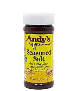 ANDY’S SEASONED SALT 8 OZ JAR