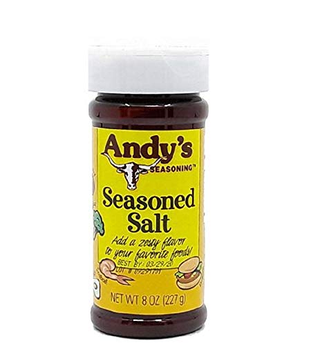 ANDY'S SEASONED SALT 8 OZ JAR