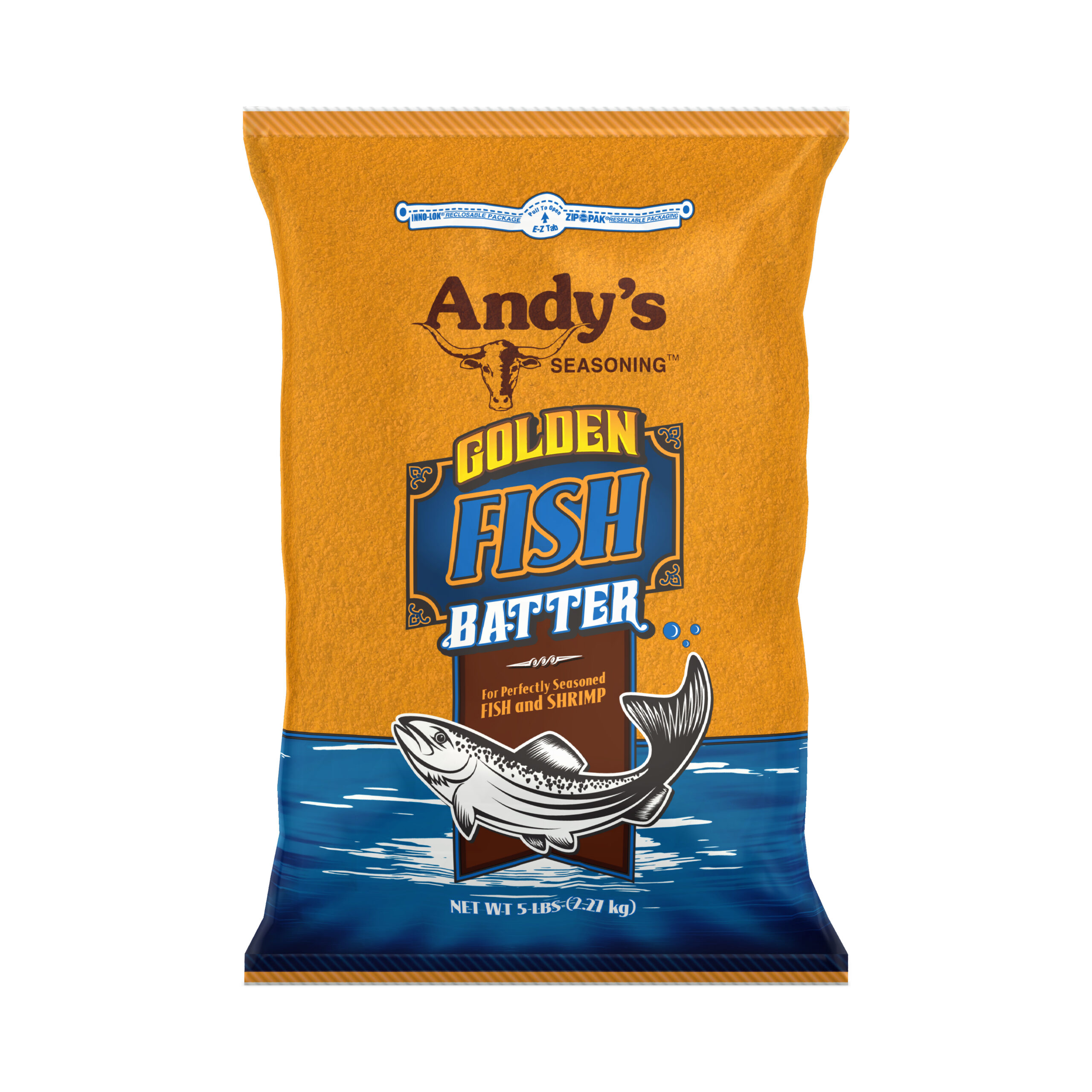 ANDY'S GOLDEN FISH BATTER 5 LB BAG