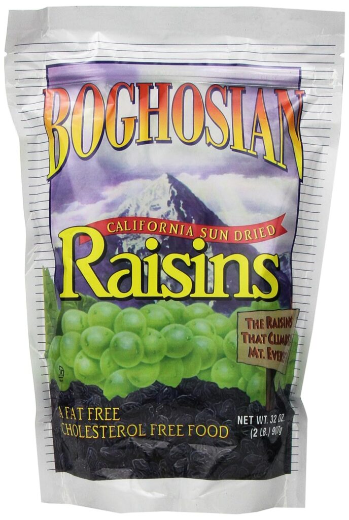 BOGHOSIAN SELECT NATURAL RAISINS 2 LB BAG | STL Food Outlet