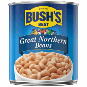 BUSH’S BEST GREAT NORTHERN BEANS #10 CAN