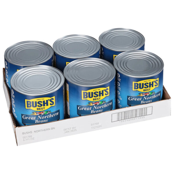 BUSH'S BEST GREAT NORTHERN BEANS #10 CAN - Image 2
