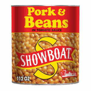 SHOWBOAT PORK & BEANS #10 CAN