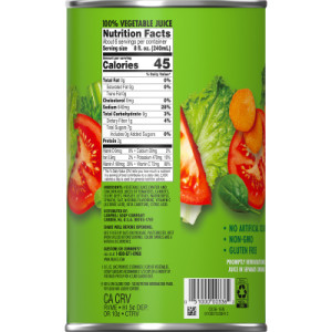 V8 ORIGINAL 100% VEGETABLE JUICE 46 OZ CAN - Image 4