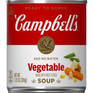 CAMPBELL'S READY TO SERVE VEGETABLE SOUP 7.25 OZ CAN