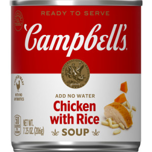 CAMPBELL'S READY TO SERVE CHICKEN WITH RICE SOUP 7.25 OZ CAN