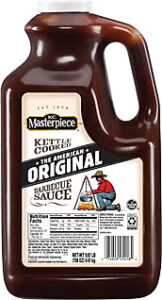 KC MASTERPIECE ORIGINAL BARBECUE SAUCE 1 GALLON JUG