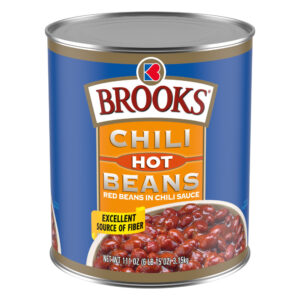 BROOKS HOT CHILI BEANS 111 OZ CAN