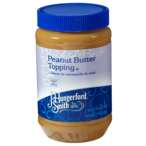J. HUNGERFORD SMITH PEANUT BUTTER TOPPING 38 OZ JAR