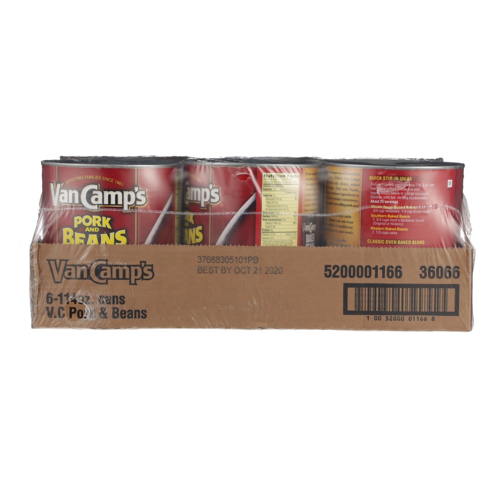 VAN CAMP'S PORK & BEANS 114 OZ CAN - Image 3