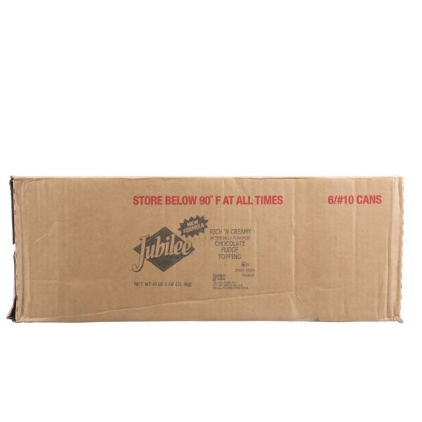 JUBILEE RICH 'N CREAMY CHOCOLATE FUDGE 96 OZ CAN - Image 3