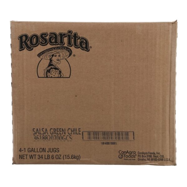 ROSARITA GREEN CHILE TOMATO SALSA MEDIUM 137.5 OZ JUG - Image 3