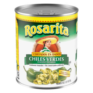 ROSARITA DICED GREEN CHILES 27 OZ CAN