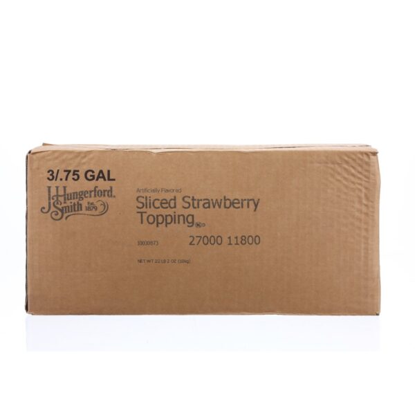 J. HUNGERFORD SMITH SLICED STRAWBERRY DESSERT TOPPING 118 OZ WIDE-MOUTH JUG - Image 3