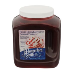 J. HUNGERFORD SMITH FIESTA STRAWBERRY PUREE 118 OZ WIDE-MOUTH JUG