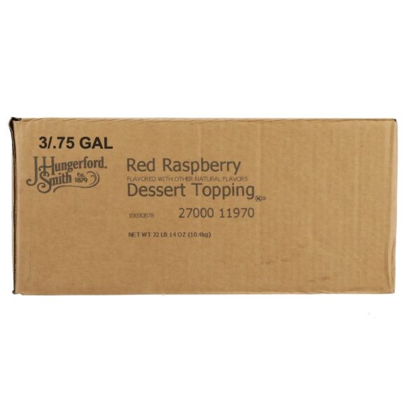 J. HUNGERFORD SMITH RED RASPBERRY DESSERT TOPPING 122 OZ WIDE-MOUTH JUG - Image 3