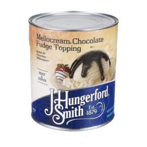 J. HUNGERFORD SMITH MELLOCREAM CHOCOLATE FUDGE DESSERT TOPPING 128 OZ CAN