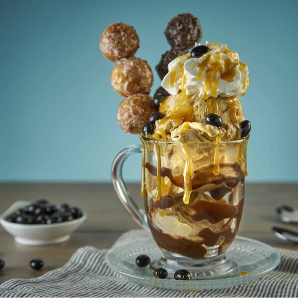 J. HUNGERFORD SMITH CARAMEL FUDGE DESSERT TOPPING 138 OZ CAN - Image 4