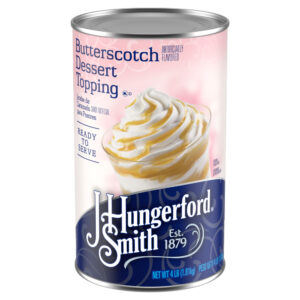 J. HUNGERFORD SMITH BUTTERSCOTCH DESSERT TOPPING 46 OZ CAN