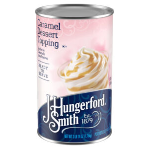J. HUNGERFORD SMITH CARMEL DESSERT TOPPING 62 OZ CAN