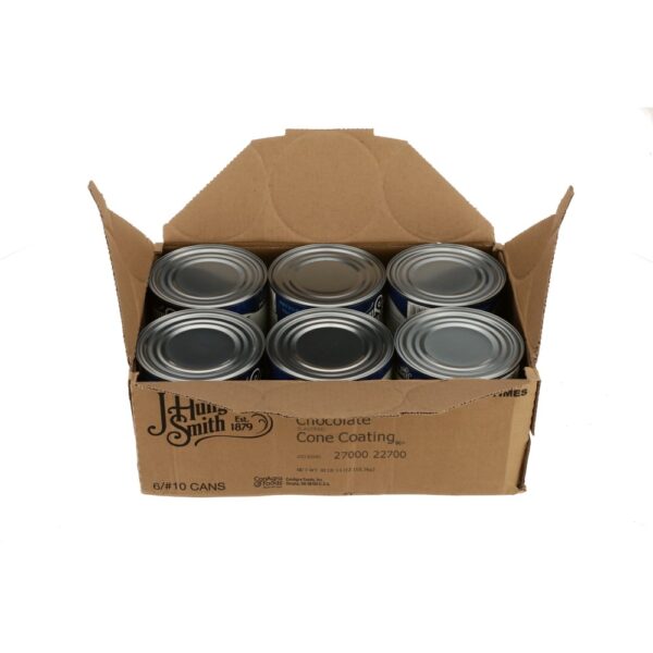 J. HUNGERFORD SMITH CHOCOLATE CONE COATING 109 OZ CAN - Image 2
