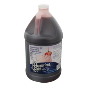 J. HUNGERFORD SMITH STRAWBERRYFOUNTAIN & SHAKE SYRUP 1 GALLON JUG