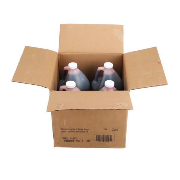 J. HUNGERFORD SMITH CHERRY FOUNTAIN & SHAKE SYRUP 11 GALLON JUG - Image 2