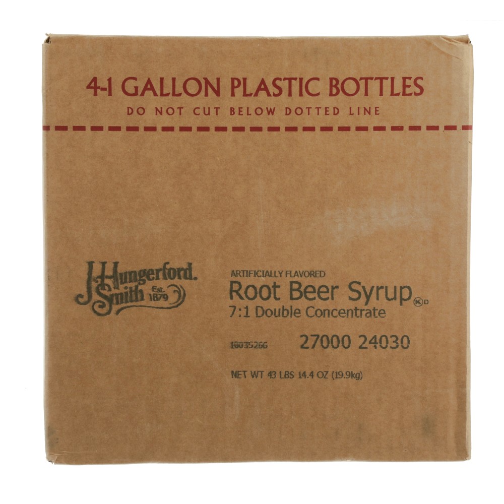 J. HUNGERFORD SMITH ROOT BEER SYRUP 7:1 DOUBLE CONCENTRATE 1 GALLON JUG - Image 3