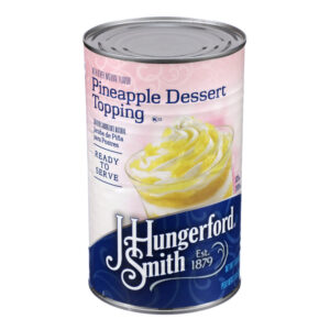 J. HUNGERFORD SMITH PINEAPPLE DESSERT TOPPING 53 OZ CAN