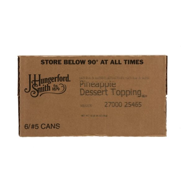 J. HUNGERFORD SMITH PINEAPPLE DESSERT TOPPING 53 OZ CAN - Image 3