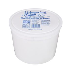 J. HUNGERFORD SMITH MARSHMALLOW CONCENTRATE TOPPING 3 LB TUB