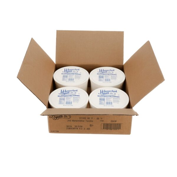 J. HUNGERFORD SMITH MARSHMALLOW CONCENTRATE TOPPING 3 LB TUB - Image 2