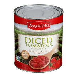 ANGELA MIA DICED TOMATOES IN JUICE 102.5 OZ CAN
