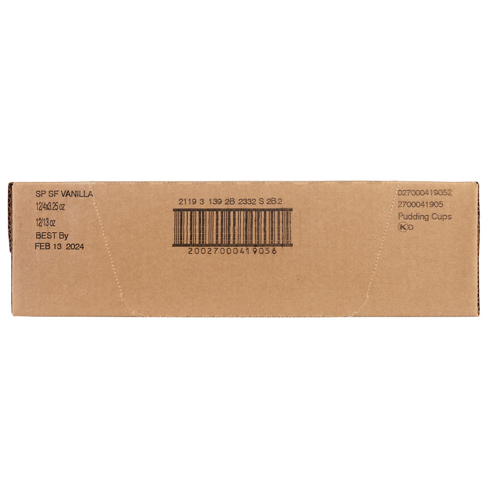 SNACK PACK SUGAR FREE VANILLA PUDDING 3.25 OZ CUPS - Image 3