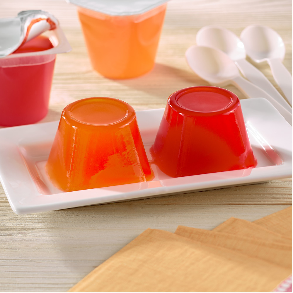 SNACK PACK SUGAR FREE GELATIN STRAWBERRY/ORANGE 3.35 OZ CUPS - Image 2