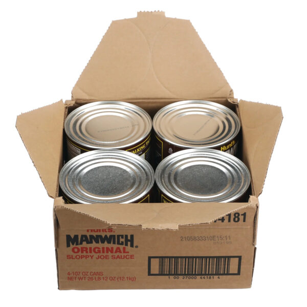 HUNT'S MANWICH ORIGINAL SLOPPY JOE SAUCE 107 OZ CAN - Image 2