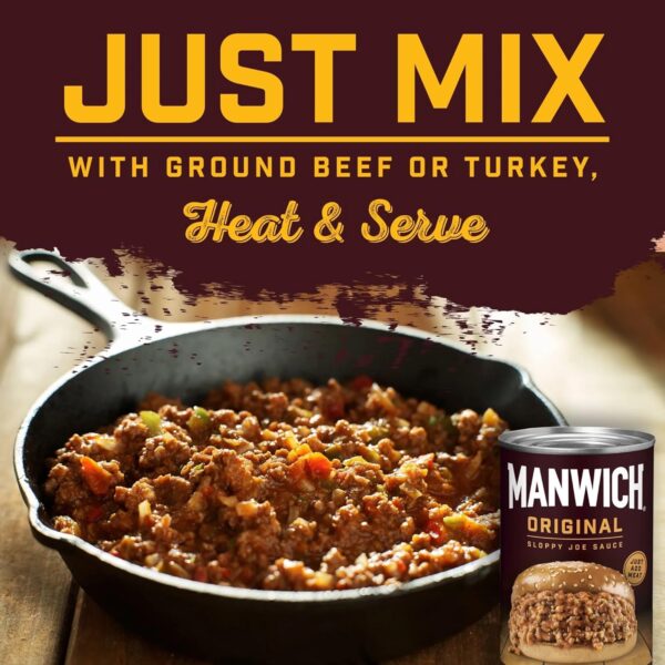 HUNT'S MANWICH ORIGINAL SLOPPY JOE SAUCE 107 OZ CAN - Image 4