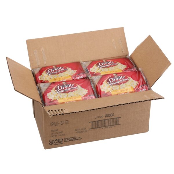 ORVILLE REDENBACHER'S CLASSIC BUTTER POPCORN WITH OIL 3.3 OZ BAGS - Image 4