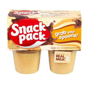 SNACK PACK FAT-FREE VANILLA PUDDING 3.5 OZ CUPS