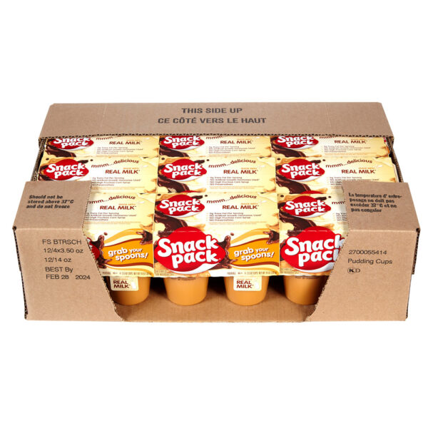 SNACK PACK BUTTERSCOTCH PUDDING 3.5 OZ CUPS - Image 2