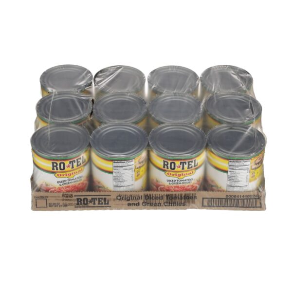 RO*TEL ORIGINAL TOMATOES WITH GREEN CHILIES 28 OZ CAN - Image 2