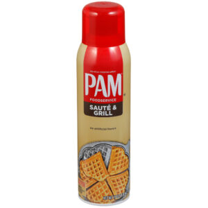 PAM SAUT? & GRILL SPRAY 17 OZ AEROSOL CAN