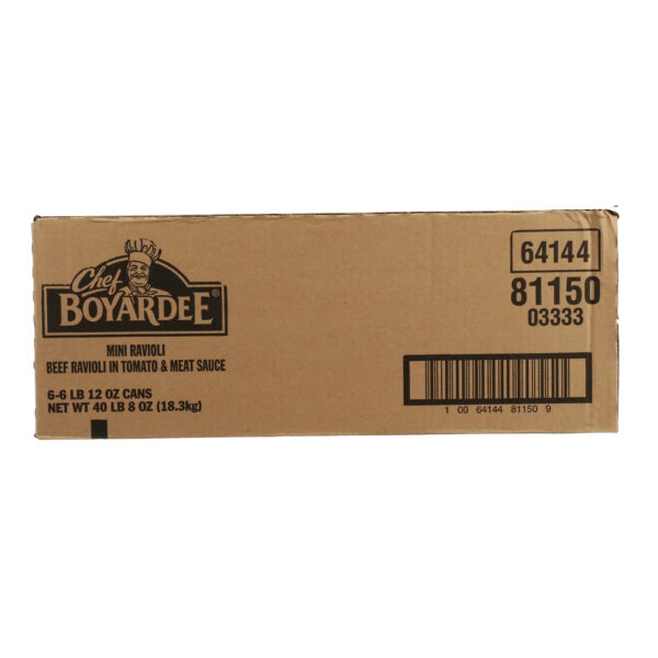 CHEF BOYARDEE MINI RAVIOLI 108 OZ CAN - Image 3