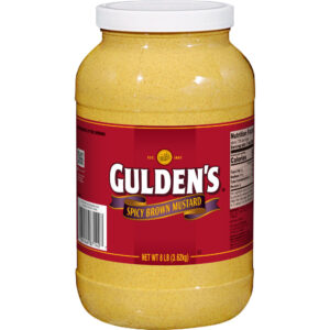 GULDEN’S SPICY BROWN MUSTARD 128 OZ JAR