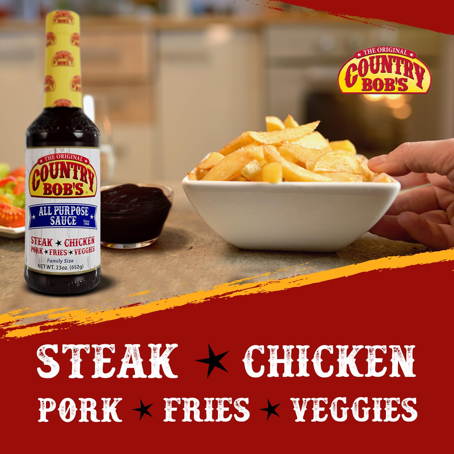 COUNTRY BOB'S ALL PURPOSE SAUCE 13 OZ BOTTLE - Image 6