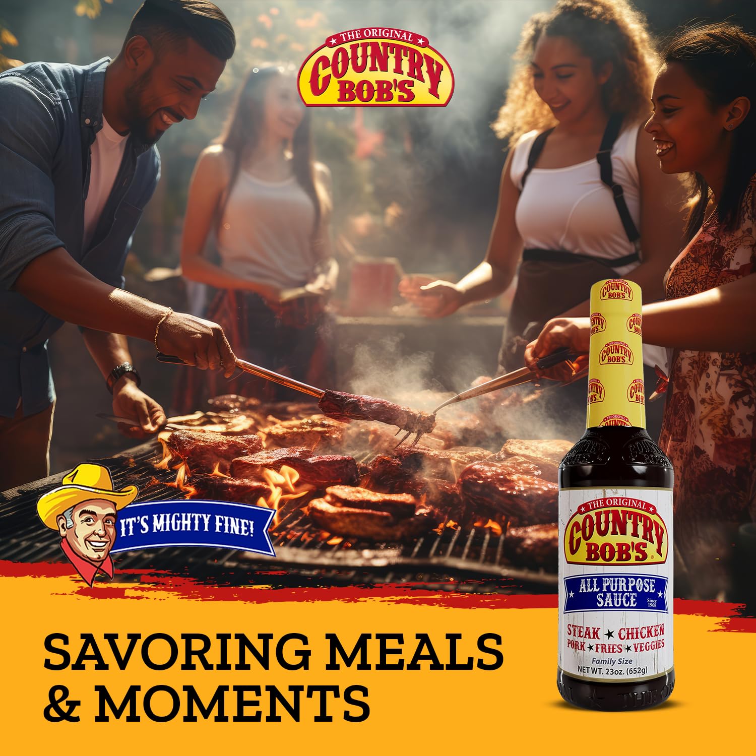 COUNTRY BOB'S ALL PURPOSE SAUCE 13 OZ BOTTLE - Image 7