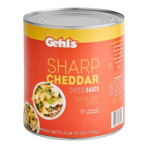 GEHL’S SHARP CHEDDAR CHEESE SAUCE #10 CAN