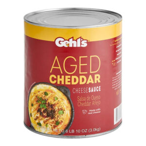 GEHL’S AGED CHEDDAR CHEESE SAUCE #10 CAN