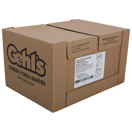 GEHL'S SHARP CHEDDAR CHEESE SAUCE 140 OZ BAG - Image 3