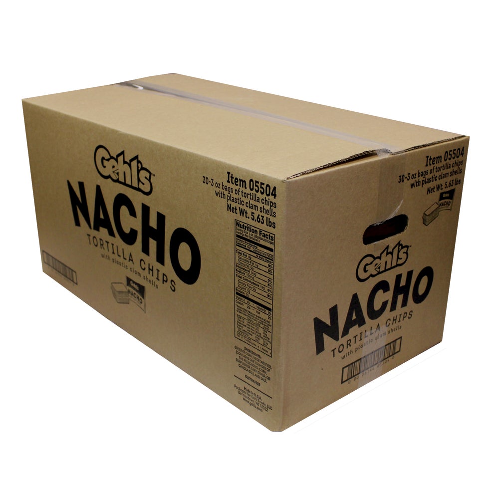 GEHL'S TORTILLA CHIPS 3 OZ BAGS WITH PLASTIC TRAYS - Image 4